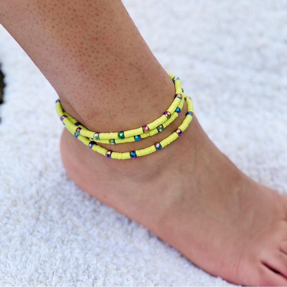 Lemonade Crystal Anklets - Picture 1 of 2